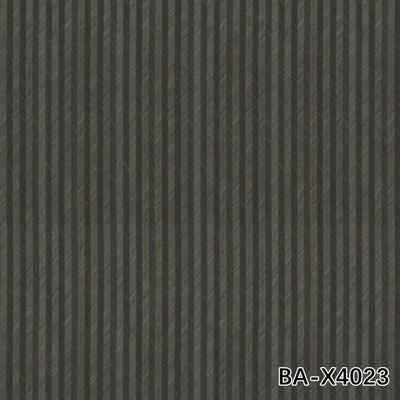 High-End Engineered Wood Veneer Black Arrow BA-X4023 Black Straight Grain 2050-2250mm untuk Dekorasi Lemari
