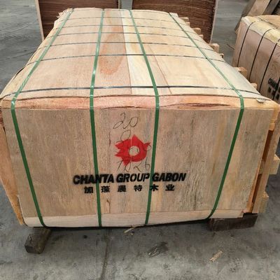2440*1220 Seluruh bagian Gabon Okume veneer kayu 0,2mm - 0,4mm Untuk Fancy Panel Pabrik