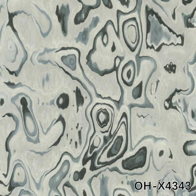 High End Custom Reconstituted Wood Veneer Marble Grain Ukuran standar 2500*640mm Ketebalan Disesuaikan X0243/X2243/X4343/X8043H