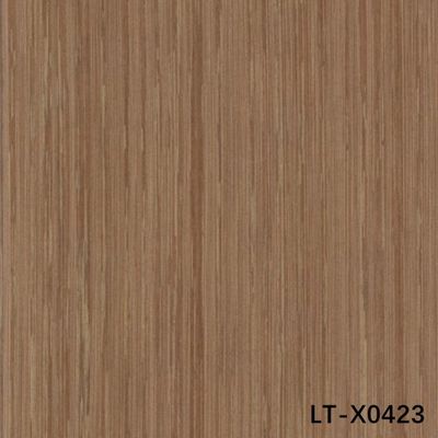 Konstitusi Kayu veneer lurus abu-abu Lati irisan Potongan 0.15-0.55mm Ketebalan ukuran standar 2 * 8 Inch Untuk kulit pintu