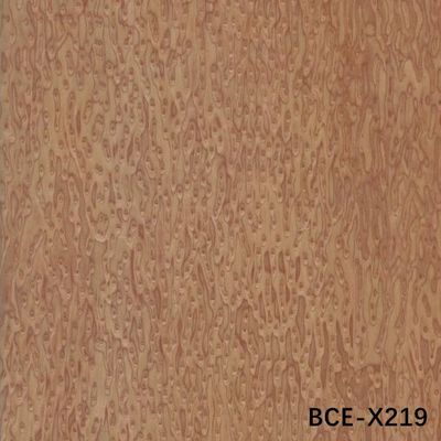 Kayu Mebel Mewah Kelas Atas dengan Veneer Mata Kucing, Butiran Cincin Berwarna-warni, Potongan Irisan untuk Interior Mobil 0.15-0.55mm X019/X619/X009/X809/X209/X609/X219