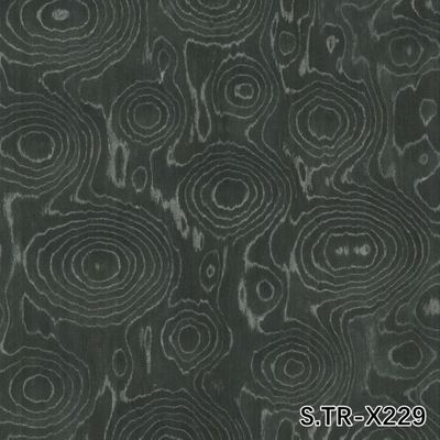 Konstitusi Kayu Veneer 2850mm Ukuran Panjang Kayu Burl Untuk Pintu Interior WTB-X6008
