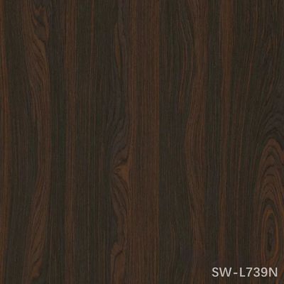 Desain Baru Veneer Kayu Asap Buatan Manusia SW-L739N/L743N Ketebalan 0.55mm Untuk Permukaan Furnitur