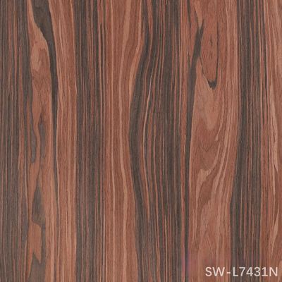 Desain Baru Veneer Kayu Asap Buatan Manusia SW-L739N/L743N Ketebalan 0.55mm Untuk Permukaan Furnitur