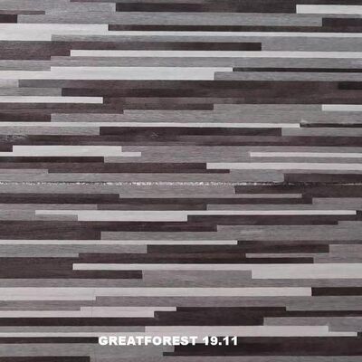 Veneer Kayu Parket Artistik Perasaan Estetika Geometris Angka Geometris Populer Ketebalan 0.50mm Untuk Pintu Kayu