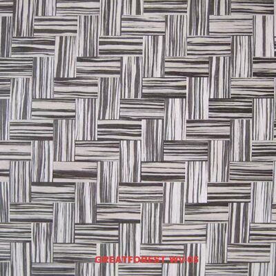Sosok Geometris Veneer Kayu Anyaman Tekstur Alami Warna 2500mm Untuk Kulit Kayu Tidak Beraturan