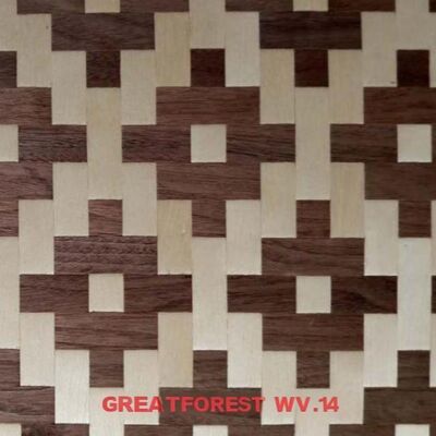 Woven Wood Veneer Fashion Design Perlindungan Lingkungan Dan Kesehatan Berwarna 3100mm Untuk Dekorasi Hotel
