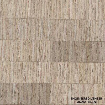 3D Custom Wood Texture Veneer 3DZM-L5.1N Custom Ramah lingkungan bebas simpul untuk furnitur ketebalan 0,30mm