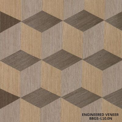 Pasokan Pabrik Veneer Kayu Rekayasa Ketebalan 0,5mm BBGS-L10.0N Untuk Dekorasi Hotel