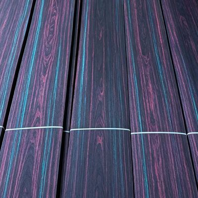 Veneer Kayu Alami Berwarna-warni Berkilau yang Diwarnai Tumbuhan, Veneer Kayu Dekoratif Ramah Lingkungan untuk Lemari, Pintu, Furnitur, dan Dekorasi Interior