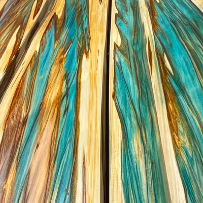 Natural Eco-Friendly Plant Dyeed Wood Veneer, Vibrant Multi-Colored Decorative Wood Veneer, Ukuran Khusus untuk Furnitur, Pintu dan Dekorasi Dinding Interior