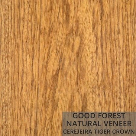 Cerejeira Wenge Natural Wood Veneer Grain Khusus Untuk Dekorasi Hotel