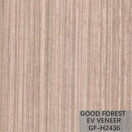 Veneer Kayu Direkayasa Pear Oak Brown Warna Quarter Cut Disesuaikan