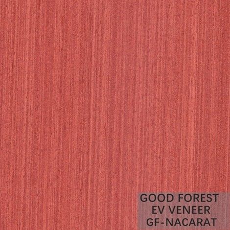 Veneer Kayu Rekayasa Veneer Kayu Warna Merah Untuk Pelapis Dinding