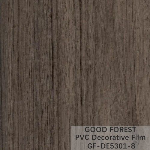 Partisi Film Dekoratif PVC Tebal 0.25mm - 0.60mm Warna Dark Grey