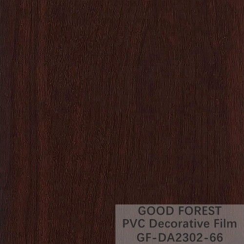 Serat Kayu Gelap Film Kayu Dekoratif Tebal 0,25mm - 0,60mm
