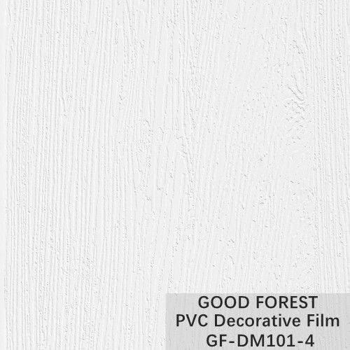 Kabinet Wood Grain PVC Decorative Film Pure Color Blistering