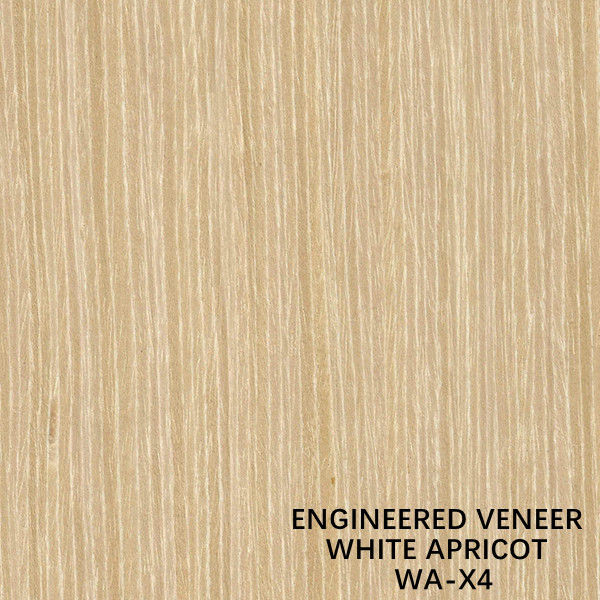 Dekorasi Faux Apricot Wood Veneer X4 Harga Bagus Dari Pabrik Cina Butir Lurus Warna Kuning Layanan Disesuaikan