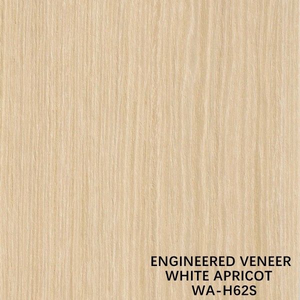 Veneer Kayu Aprikot Komposit Dibentuk Ulang H62S Slice Cut Technics 0,15-0,55mm Butir Lurus Berkualitas Baik Untuk Pintu