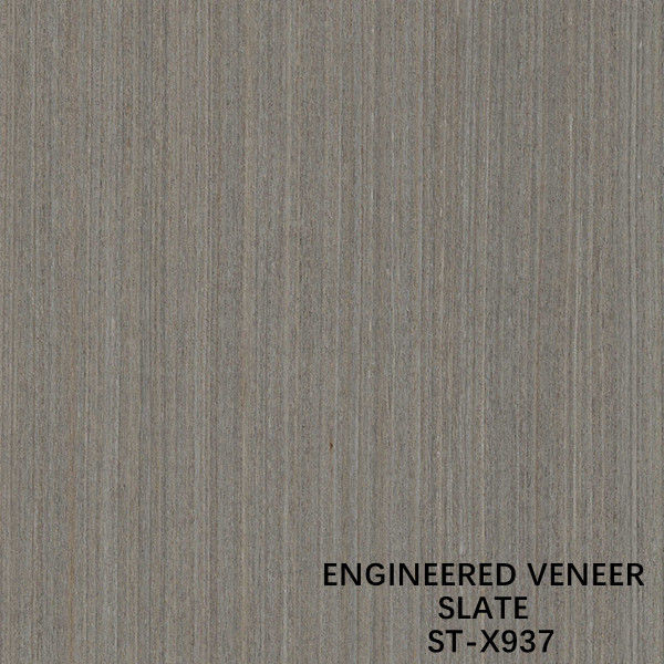 Cabinet Fancy Recomposed Slate Wood Veneer Walnut X937 Fineline Grain Diperpanjang Ukuran 3100mm Dari Produsen China Iso