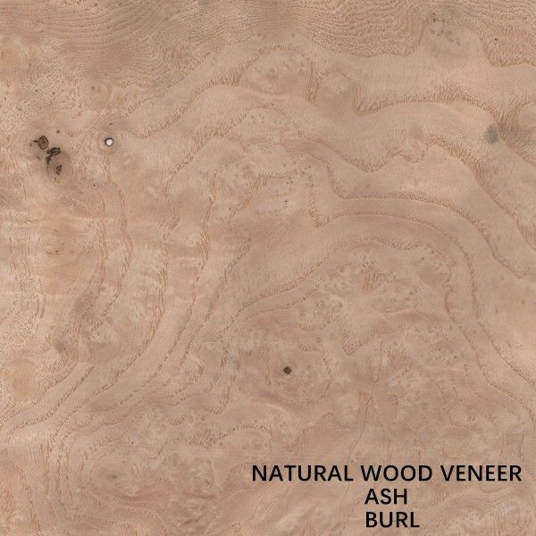 Hotel Natural White Ash Veneer Wood Burl Grain Tebal 0.55mm Harga Bagus Untuk Untuk Dekorasi Hotel China Wholesale
