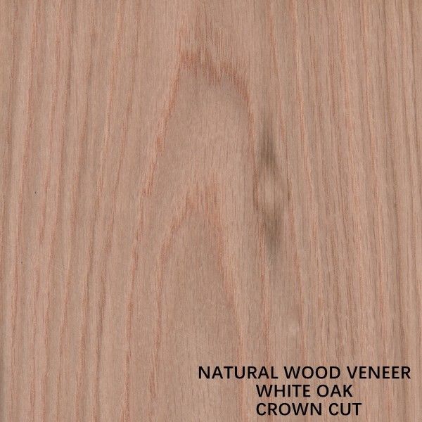 American Natural Oak Wood Veneer Flat Cut Crown Cut Grain Grade AAA Tebal 0.5-0.55mm Untuk Wajah Kabinet China