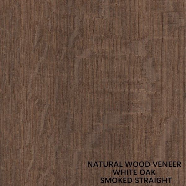 Veneer Veneer Kayu Alami Amerika yang Disesuaikan, Potong Kuartal / Butir Lurus Dicelup Asap Untuk Dekorasi Hotel