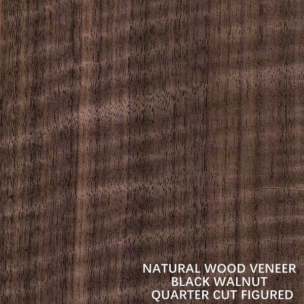 American Natural Walnut Wood Veneer Quarter Cut Lurus Gambar Untuk Pembuatan Furnitur Kelas Tinggi Fsc China Manufacturer