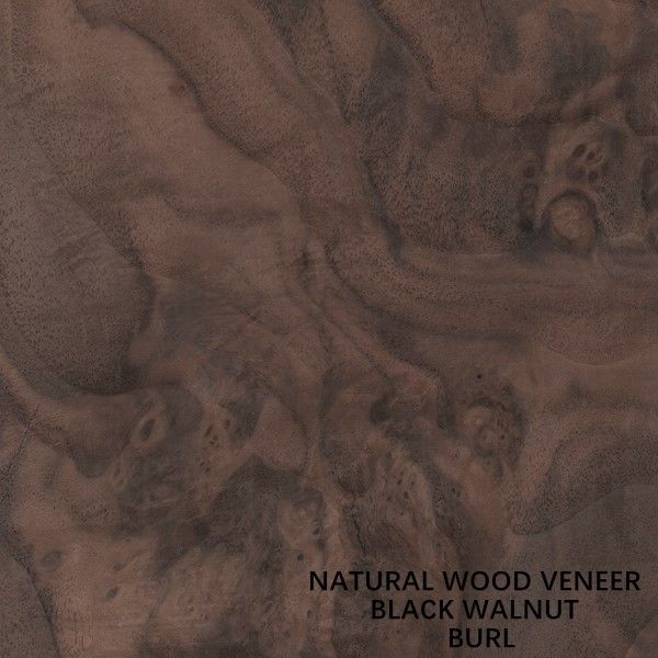 Dekorasi Natural Walnut Wood Veneer Burl Grain Yang Sangat Baik Untuk Pembuatan Furnitur Kelas Tinggi FSC China Manufacturer