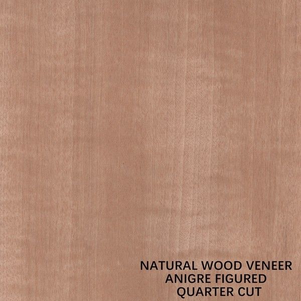 Figured Anegre Quarter Cut Veneer Kayu Lurus Warna Seragam Untuk Alat Musik