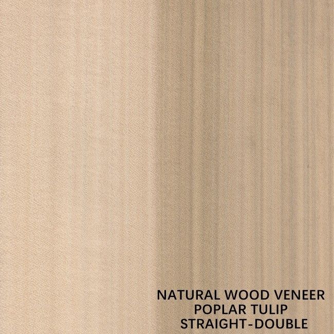 American Natural Poplar Wood Veneer Quarter Cut Warna Ganda Untuk Dekorasi