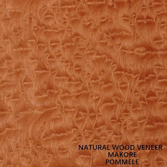 Veneer Kayu Makore Alami Afrika Cherry Mahogany Untuk Dekorasi Dan Furnitur Hotel