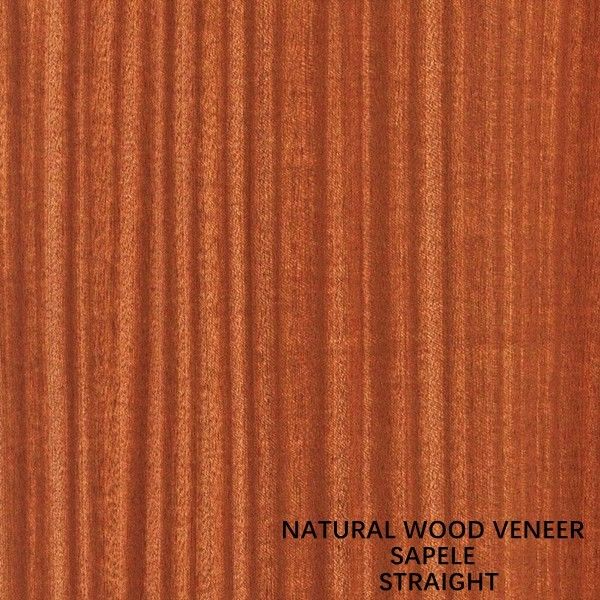 Quarter Cut Lurus Afrika Veneer Kayu Sapele Alami Untuk Wajah Dan Lantai Parket