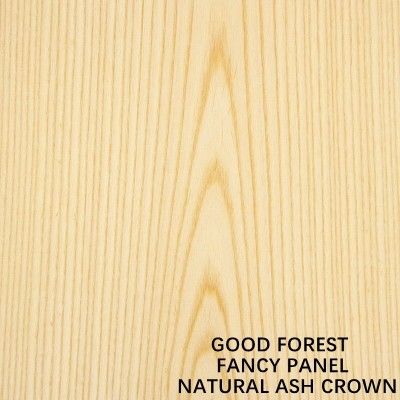 Dihadapi Natural Ash Crown Wood Veneer E0 / E1 Fancy Plywood / Mdf / Chipboard Pabrik Cina Panjang Disesuaikan