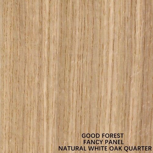 Fancy Plywood American White Oak Wood Veneer Lurus Grain Fancy MDF / Particle Board 2745mm Panjang Untuk Kabinet