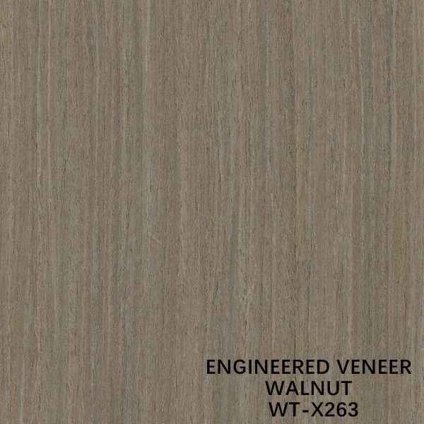 0,15-0,55mm Ketebalan Direkayasa Veneer Kayu X263 Quarter Cut Butir Garis Halus Untuk Pintu Dan Jendela