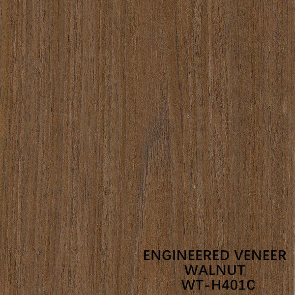 Crown Grain Engineered Wood Veneer Panjang 2500/2800 / 3100mm Untuk Dekorasi Hotel Warna Coklat