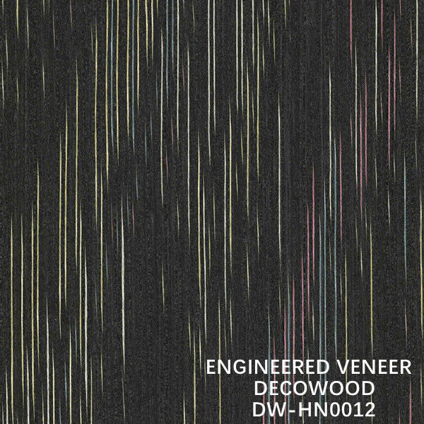 Tekstur Tidak Teratur Direkayasa Decowood Veneer Untuk Dekorasi Hotel Ukuran Standar 2500 * 640mm