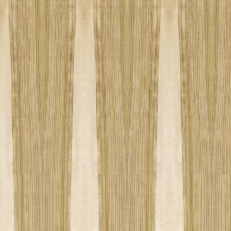 Interior Door Faced Natural Bicolor Tulip Wood Veneer Lurus Grain 2440 / 2745mm