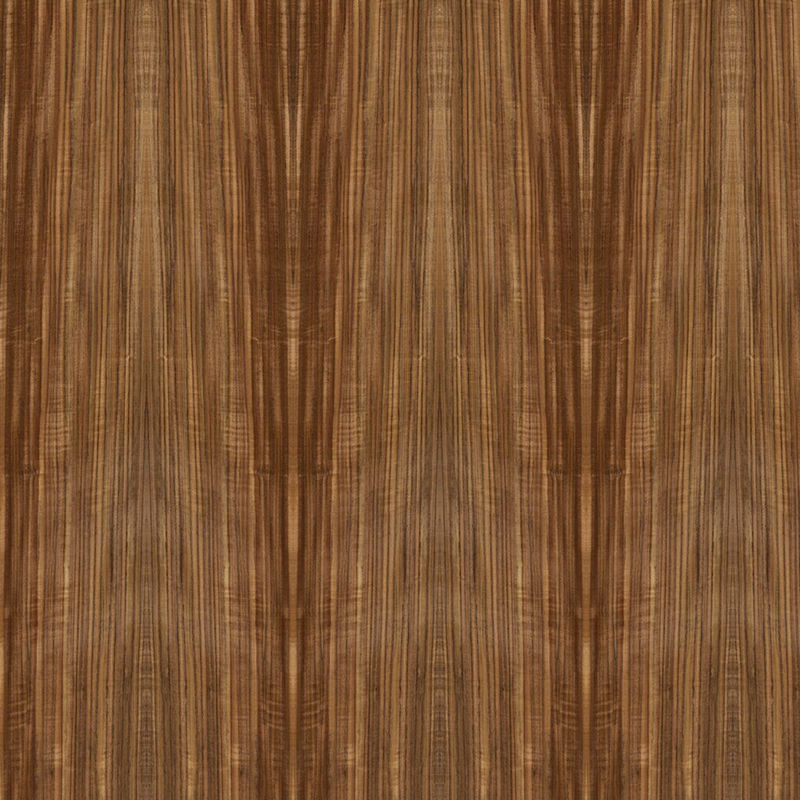 Menghadapi Natural African Jati Quarter Wood Veneer Fancy Plywood 2440 / 2745mm Panjang Untuk Pintu Interior