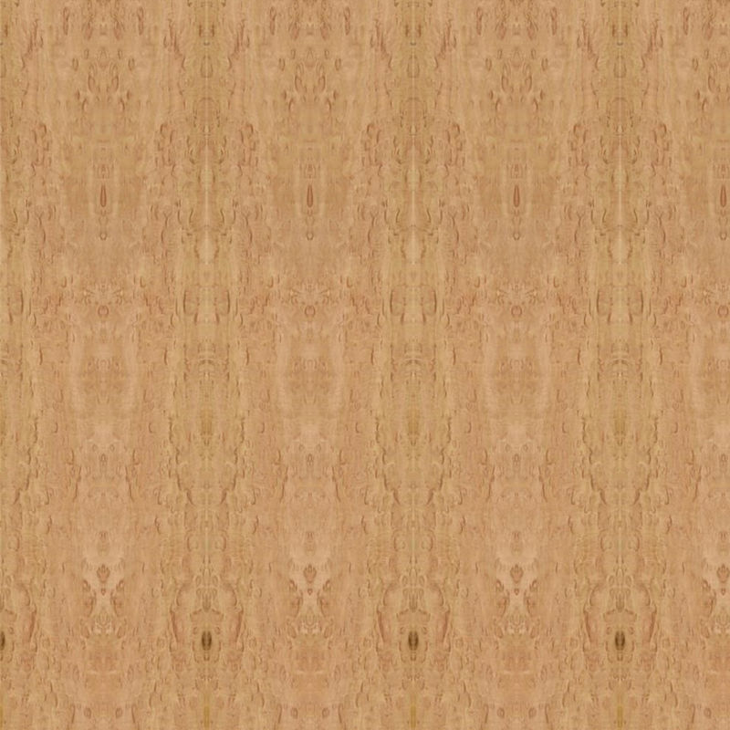 Eucalyptus Fancy Plywood Board Pommele Grain 2745mm Ukuran Panjang Khusus Untuk Dekorasi Hotel