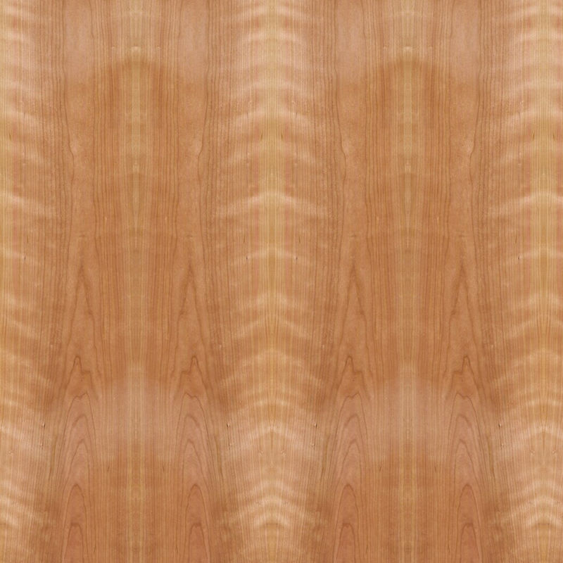 Fancy American Cherry Plywood Crown Cut Wood Veneer Papan Partikel Mdf Berbasis Untuk Furnitur Dan Kabinet