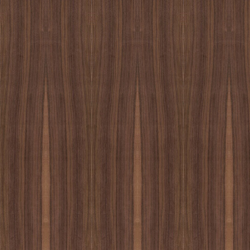 Fancy Walnut Plywood Quarter Grain Ukuran Standar 2440 * 1220 Carb P1 / P2 Sertifikasi Untuk Pabrik Pintu Dan Kabinet