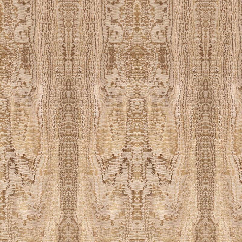 Hotel Dekorasi Mewah Kayu Lapis Tamo Ash Veneer Crown Cut Grain Cat Gratis 2745x1220mm