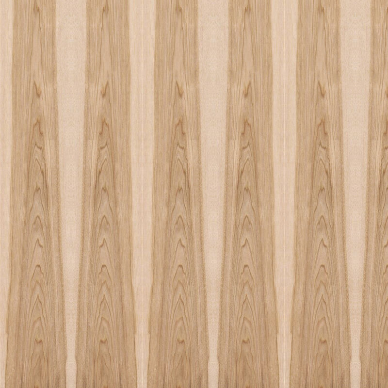 Fancy Hickory Bicolor Crown Grain Berbasis MDF / Panel Veneer Papan Partikel 2440x1220mm