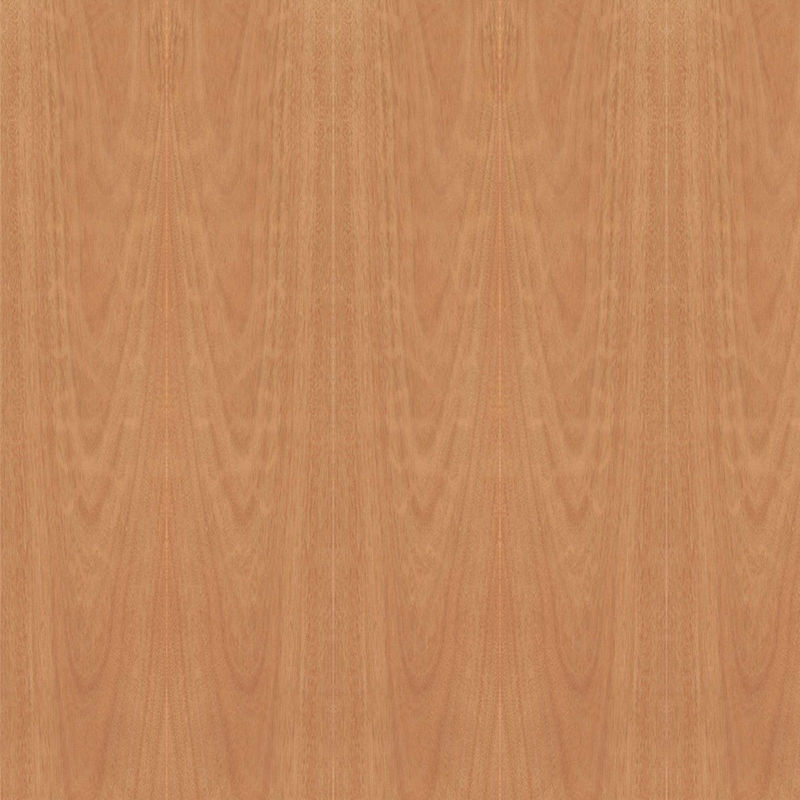Faced Natural Okoume Wood Veneer Crown Grain Fancy Panel E1/E0 Grade Plywood 25mm Tebal Untuk Pintu China Membuat