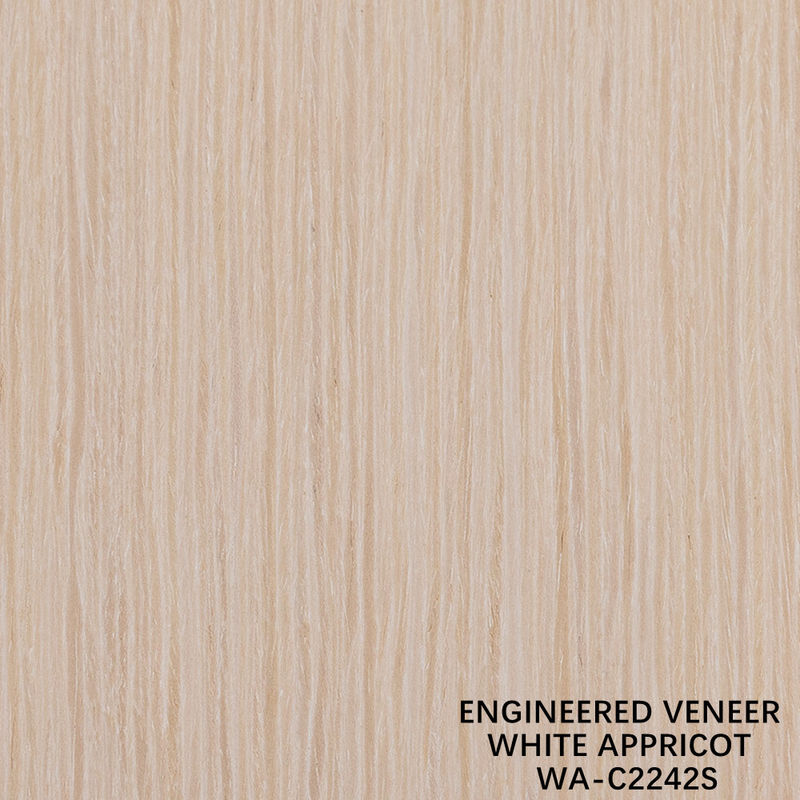 Fancy Rekomposisi Kayu Veneer Grain Lurus 2242S 0.15-0.6mm Untuk Pintu Interior