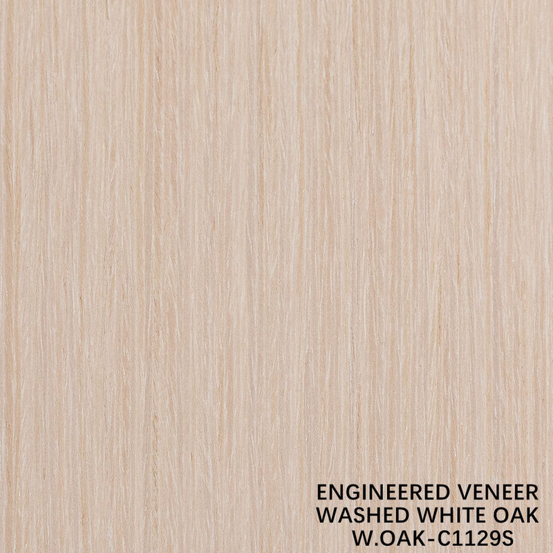 Furnir Kayu Oak buatan manusia 0.15-0.55 mm Ketebalan Disesuaikan Untuk Hotel Dan Dekorasi Rumah Cina Membuat