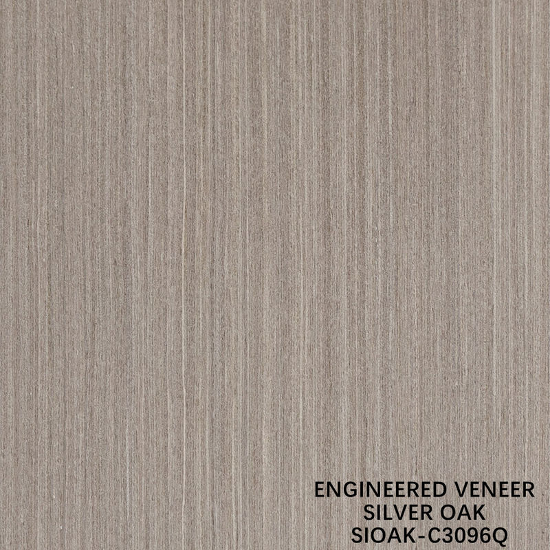 Fancy remasup kayu veneer of silver pear slice cut teknik untuk lebar butir lurus 1280mm splicing untuk kulit pintu