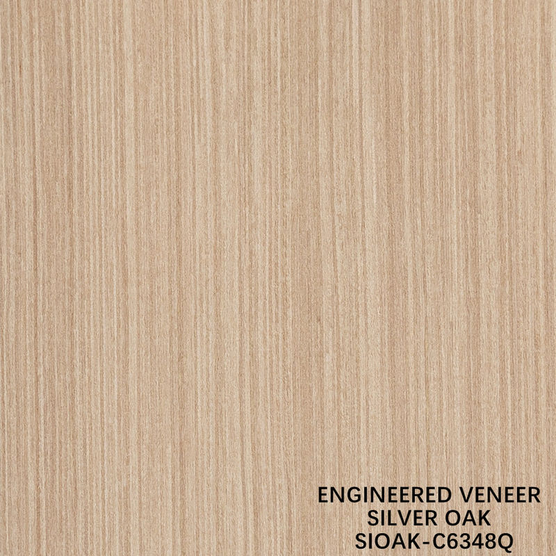 Artificial Wood Veneer Quarter Cut Of Silver Pear Lengthened Size 3200mm Untuk Pintu Dan Wajah Lemari SOAK-6348Q/63Q/6350/6356Q/6359Q